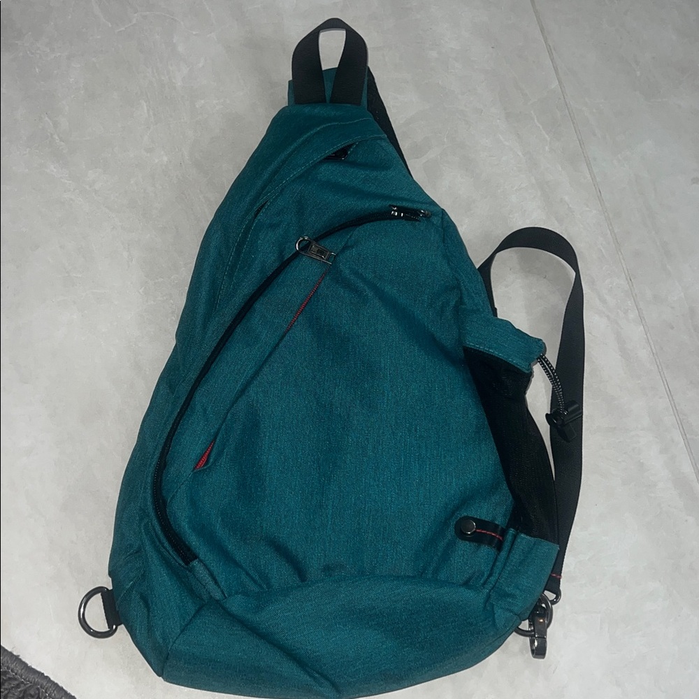 Outdoor Master Crossbody One Shoulder Backpack, Teal